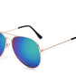 Sunglasses Colorful Toad Glasses Pilot Men And Women Models 3025 Color Film Reflective Sunglasses