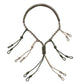 Hunting Decoy Rope Hunting Duck Call Lanyard Cord Hunter Game Whistle Lanyard Hunting Decoy Rope with 12 Adjustable Loops Rings