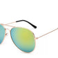 Sunglasses Colorful Toad Glasses Pilot Men And Women Models 3025 Color Film Reflective Sunglasses