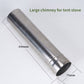 Stainless Steel Chimney Firewood Stove Elbow Firewood Stove Firewood Stove Outdoor Household Rural Heating Smoke Exhaust Pipe Ventilation