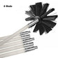 Bendable Long nylon wire Chimney Brush Flexible Dryer Pipe Inner Wall Cleaning Kit Includes 6 Flexible Rods 1 Brush Head