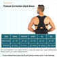 Magnetic therapy posture corrector brace supporter shoulder back support belt menwomen braces and support belt shoulder posture