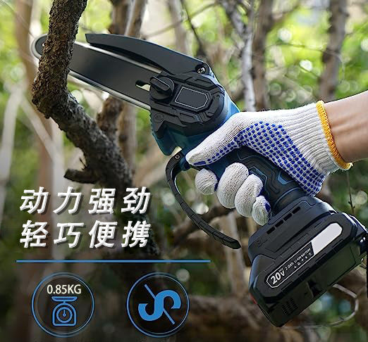 Manufacturer's direct supply of 6-inch electric saws, logging saws, household lithium single hand saws, 6-inch rechargeable mini electric saws
