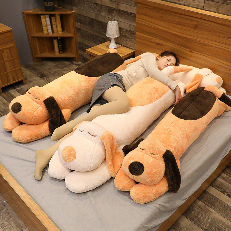 Puppy Dog Doll Plush Toy Cute Doll for Men and Women Sleeping Pillow on Bed Big Doll Long Dog Pillow