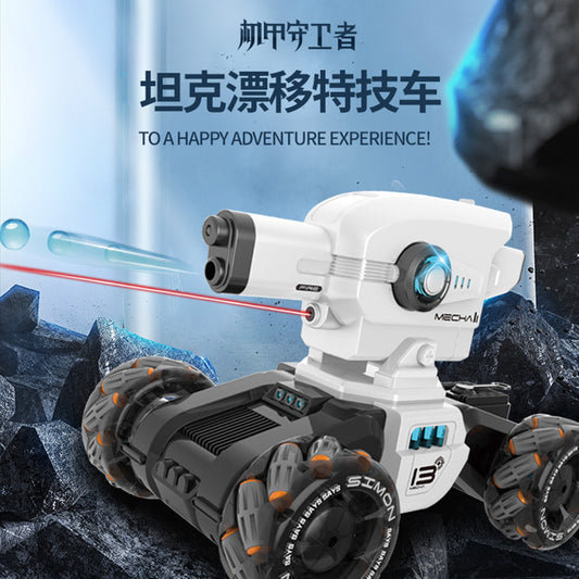 Tiktok guard gesture induction dual control programming spray music stunt vehicle water bomb remote control vehicle tank